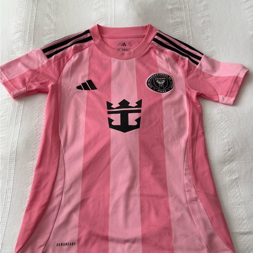 Pink Kids Soccer Jersey